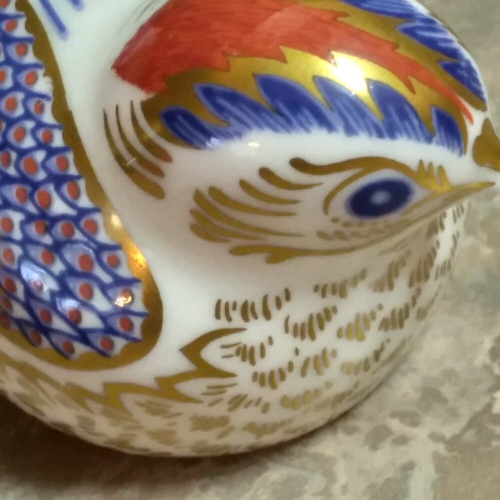 Royal Crown Derby Goldcrest Paperweight - vintage - Picture 2 of 5